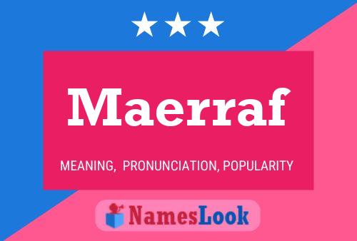 Maerraf Name Poster