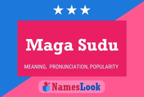 Maga Sudu Name Poster