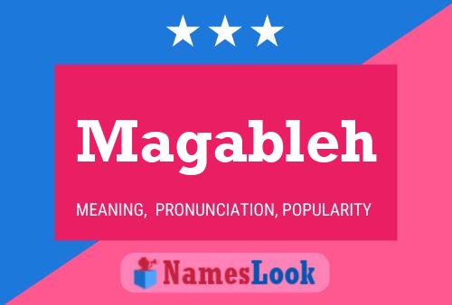 Magableh Name Poster