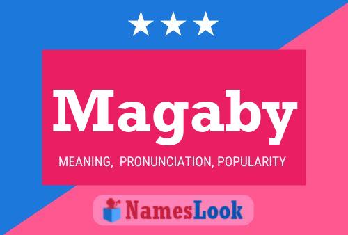 Magaby Name Poster