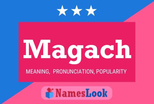 Magach Name Poster