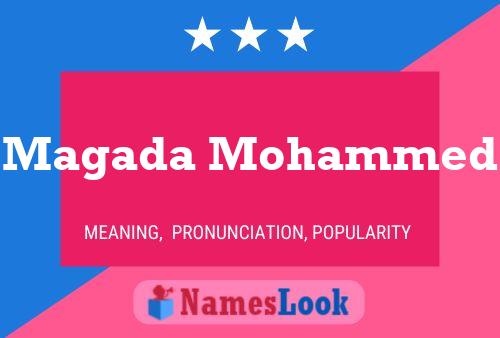 Magada Mohammed Name Poster