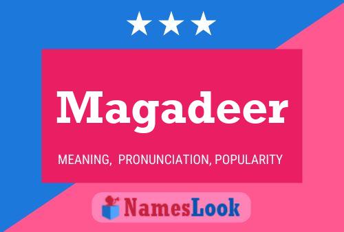 Magadeer Name Poster