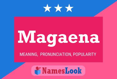 Magaena Name Poster