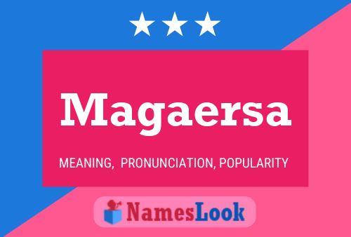 Magaersa Name Poster