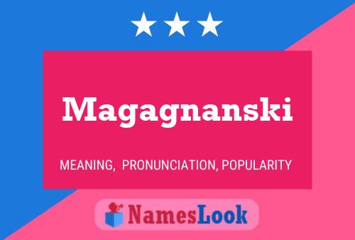 Magagnanski Name Poster