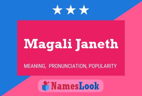 Magali Janeth Name Poster