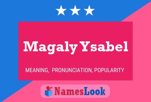 Magaly Ysabel Name Poster