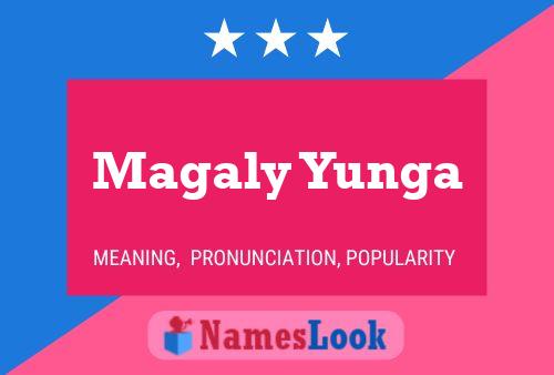 Magaly Yunga Name Poster