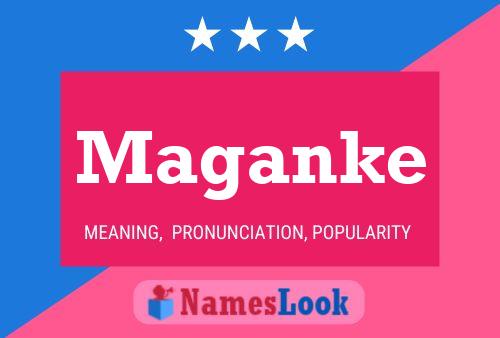 Maganke Name Poster