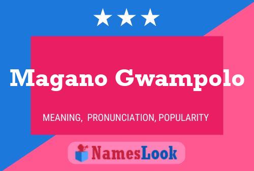 Magano Gwampolo Name Poster