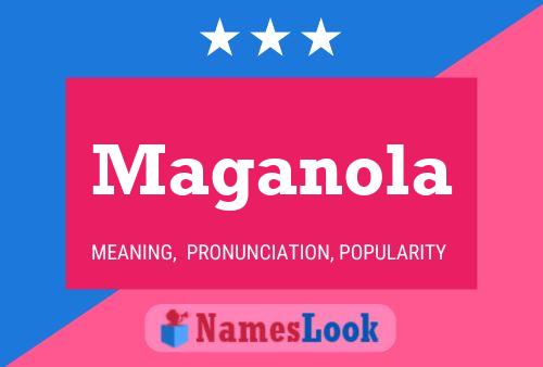 Maganola Name Poster