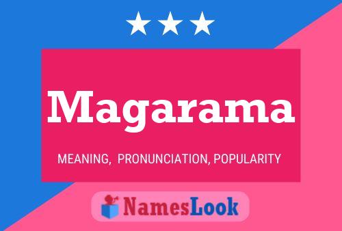 Magarama Name Poster