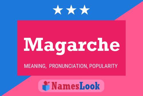 Magarche Name Poster