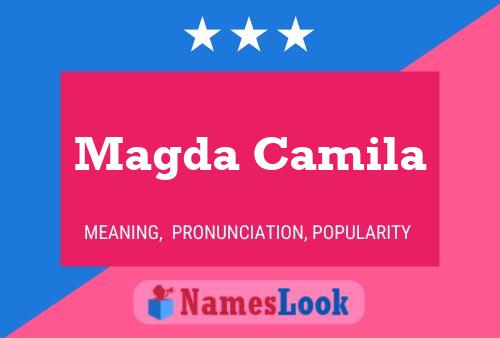 Magda Camila Name Poster