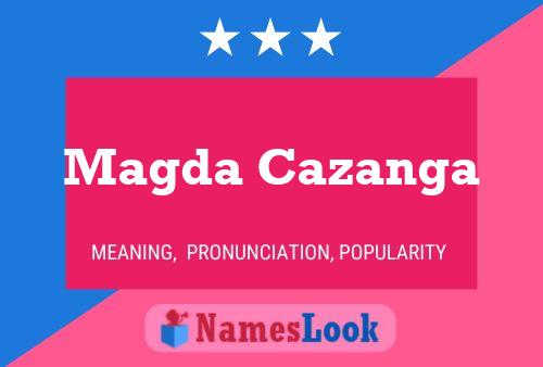 Magda Cazanga Name Poster