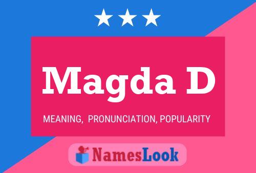 Magda D Name Poster