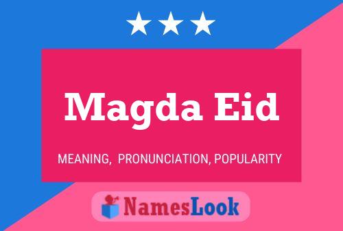 Magda Eid Name Poster