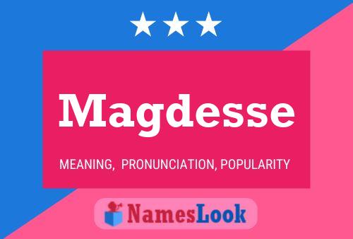 Magdesse Name Poster