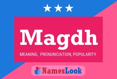 Magdh Name Poster