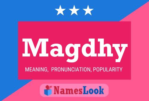 Magdhy Name Poster