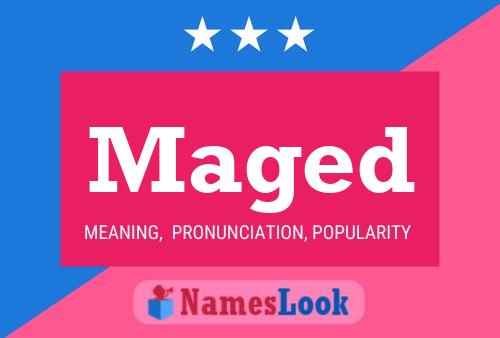 Maged Name Poster