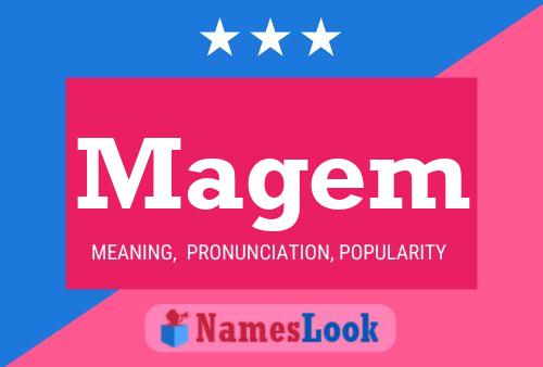 Magem Name Poster