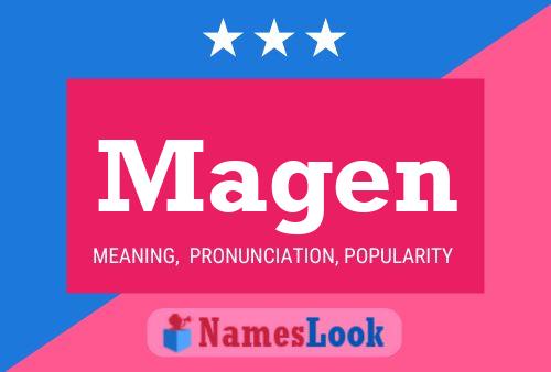 Magen Name Poster