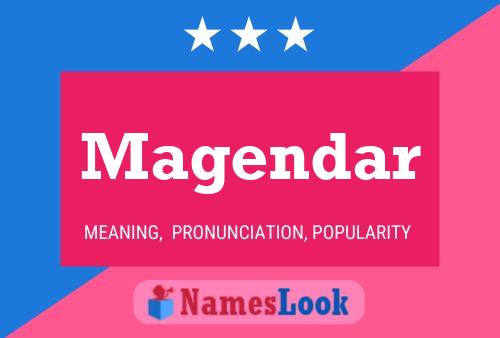 Magendar Name Poster