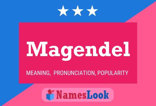 Magendel Name Poster