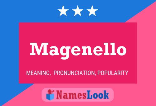 Magenello Name Poster