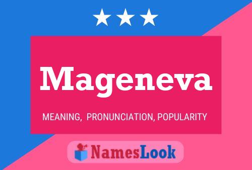 Mageneva Name Poster