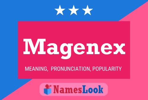 Magenex Name Poster