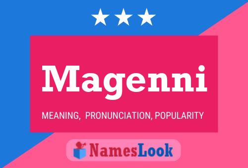 Magenni Name Poster