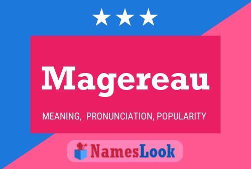 Magereau Name Poster