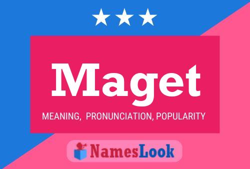 Maget Name Poster