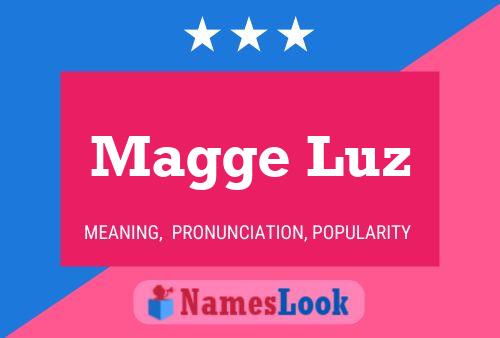 Magge Luz Name Poster