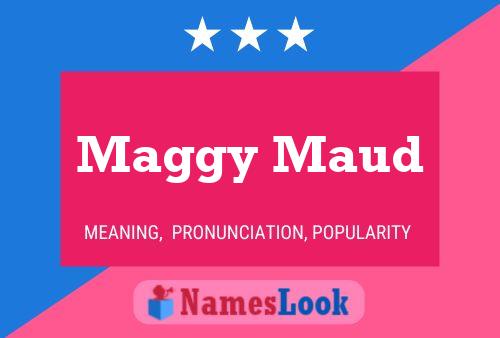 Maggy Maud Name Poster