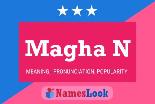 Magha N Name Poster