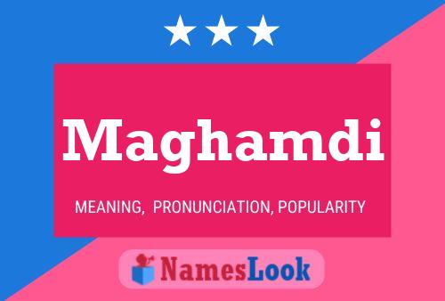 Maghamdi Name Poster