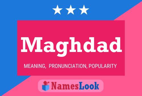 Maghdad Name Poster