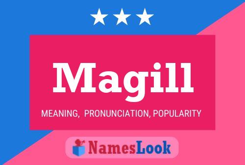 Magill Name Poster