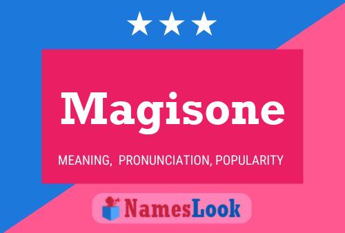 Magisone Name Poster