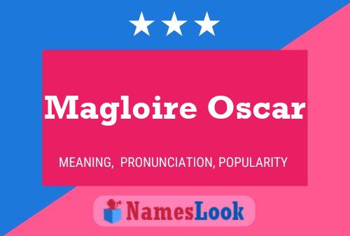 Magloire Oscar Name Poster