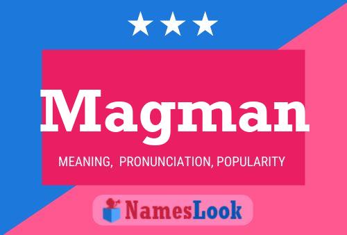 Magman Name Poster