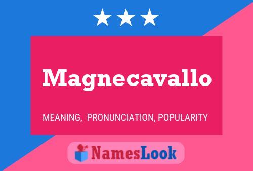 Magnecavallo Name Poster