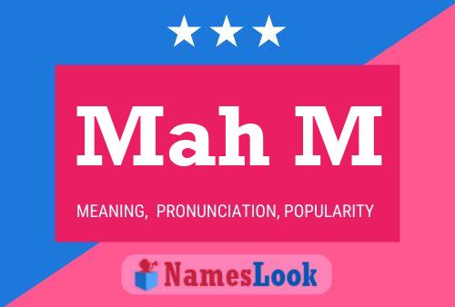 Mah M Name Poster