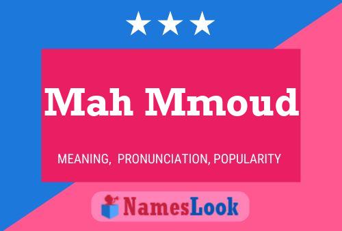 Mah Mmoud Name Poster