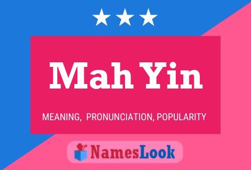 Mah Yin Name Poster