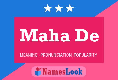 Maha De Name Poster